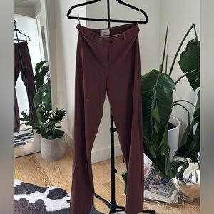 Aritzia Burnt Orange Trouser